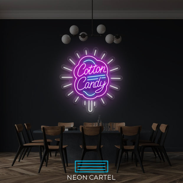 Suikerspin Neon LED-bord