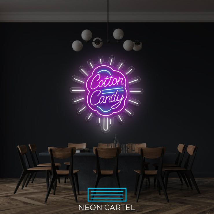 Suikerspin Neon LED-bord