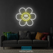 Zonnebloem Smile Neon LED-bord