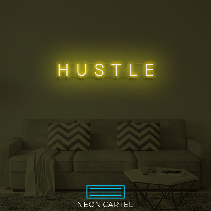 HUSTLE Neon LED-bord