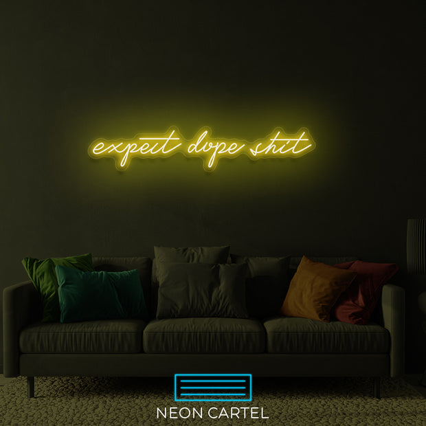 Verwacht Dope Shit Neon LED-bord