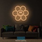 Zonnebloem Smile Neon LED-bord
