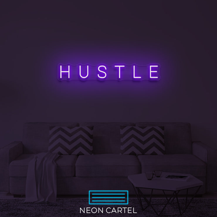 HUSTLE Neon LED-bord
