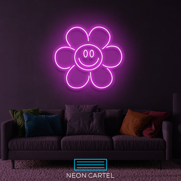 Zonnebloem Smile Neon LED-bord