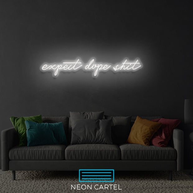 Verwacht Dope Shit Neon LED-bord