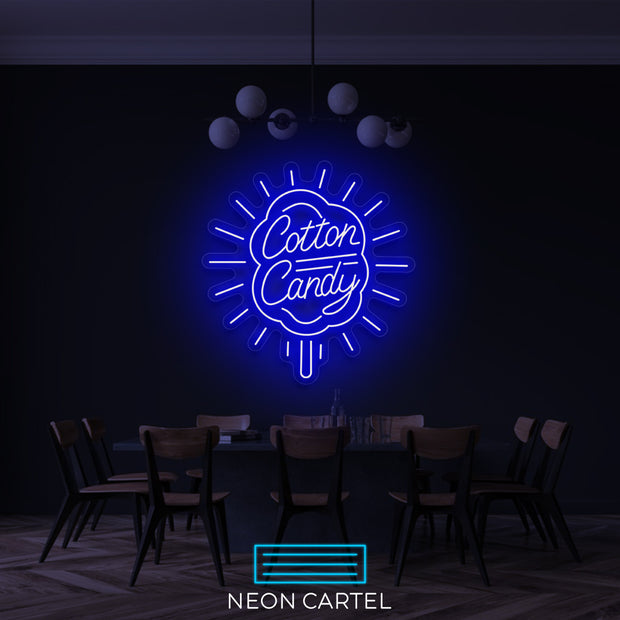 Suikerspin Neon LED-bord