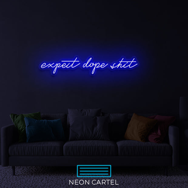 Verwacht Dope Shit Neon LED-bord
