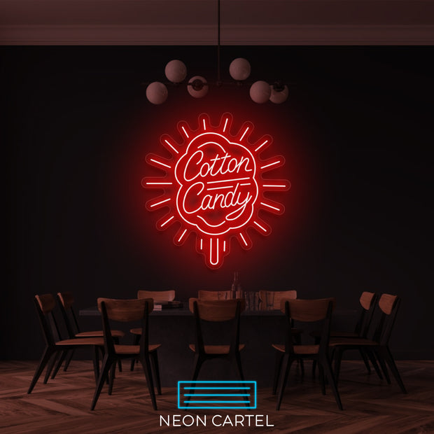 Suikerspin Neon LED-bord