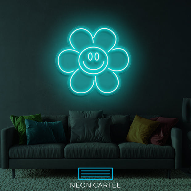 Zonnebloem Smile Neon LED-bord