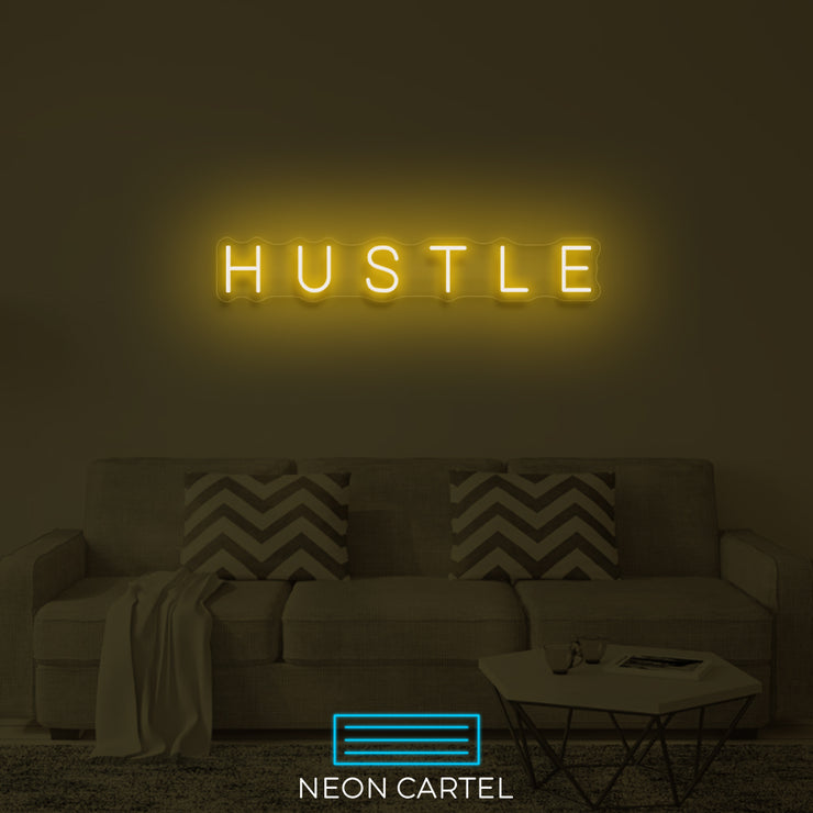 HUSTLE Neon LED-bord