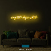 Verwacht Dope Shit Neon LED-bord