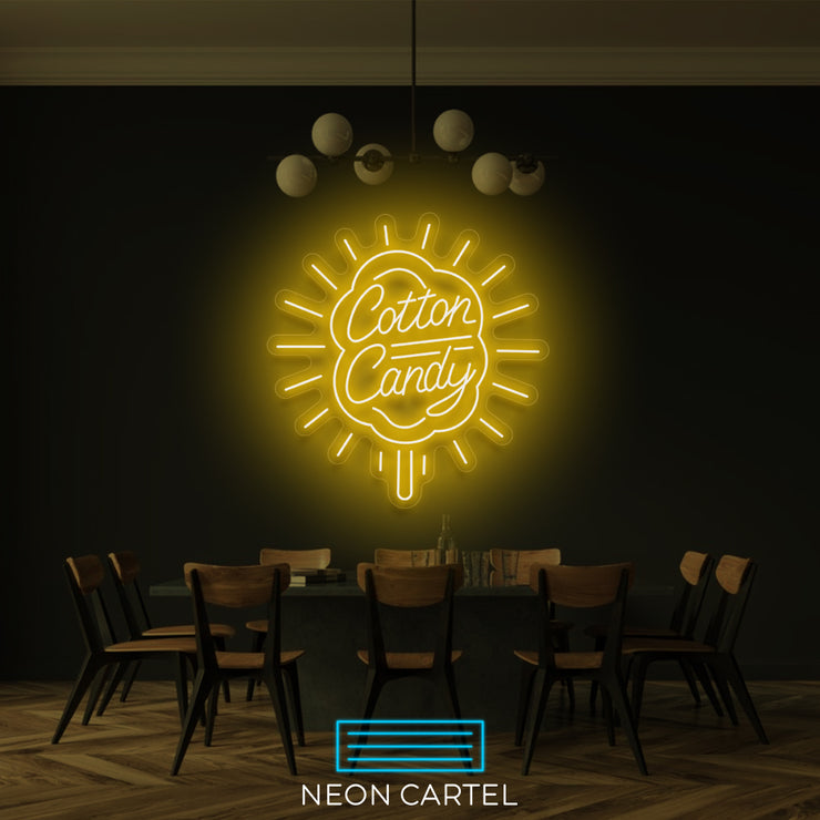 Suikerspin Neon LED-bord