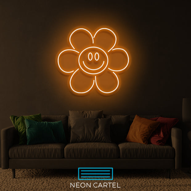 Zonnebloem Smile Neon LED-bord