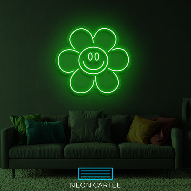 Zonnebloem Smile Neon LED-bord