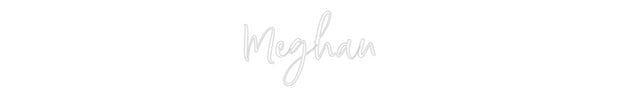Aangepaste neon: Meghan