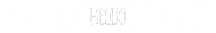 Custom Neon: hellio