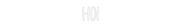 Custom Neon: hoi