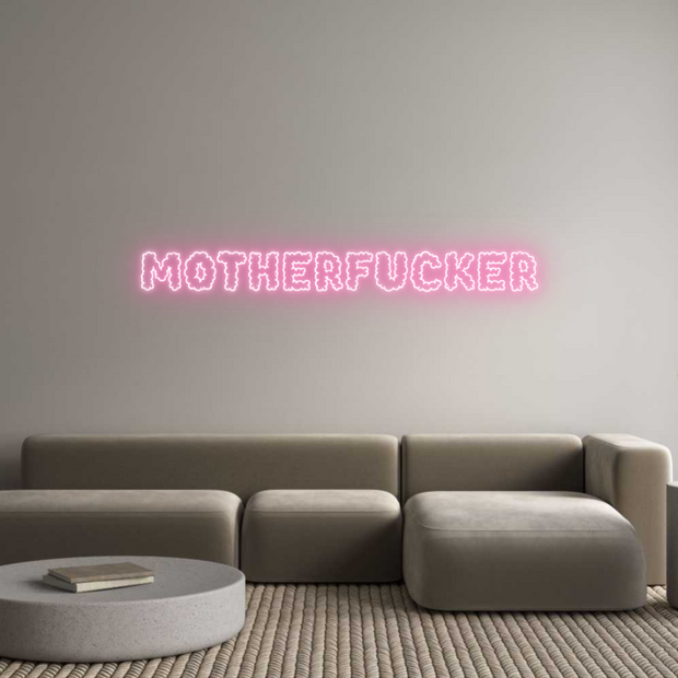 Custom Neon: klootzak