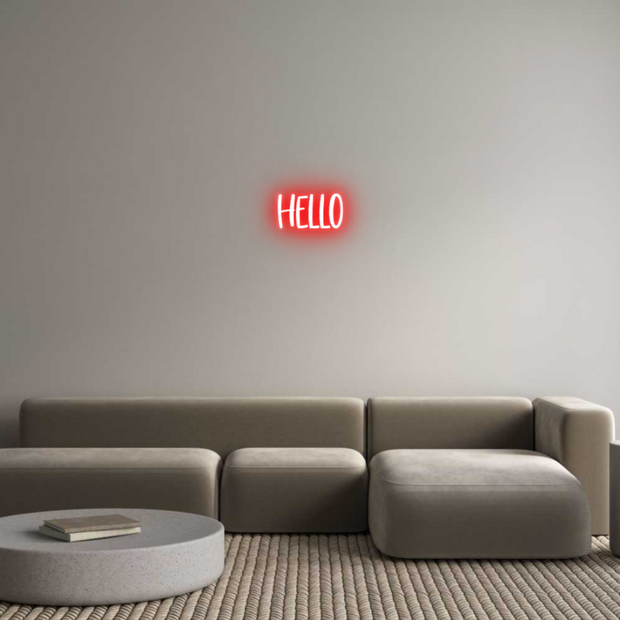 Custom Neon: hello