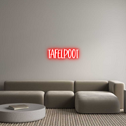Custom Neon: tafelpoot