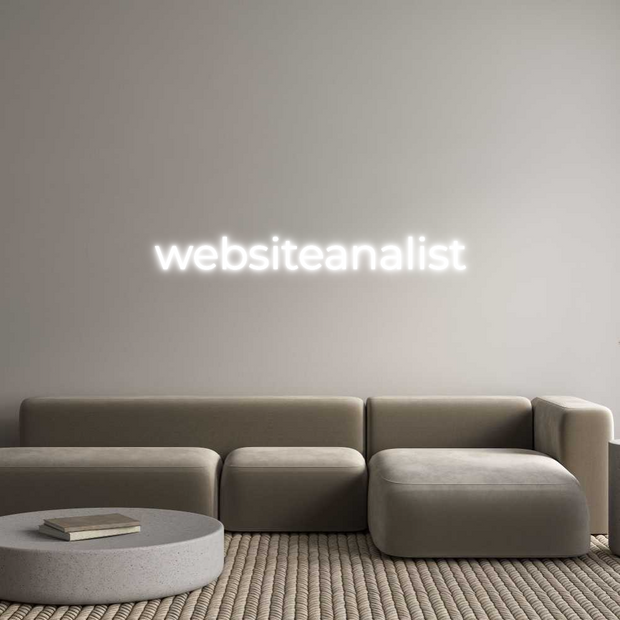 Custom Neon: websiteanalist