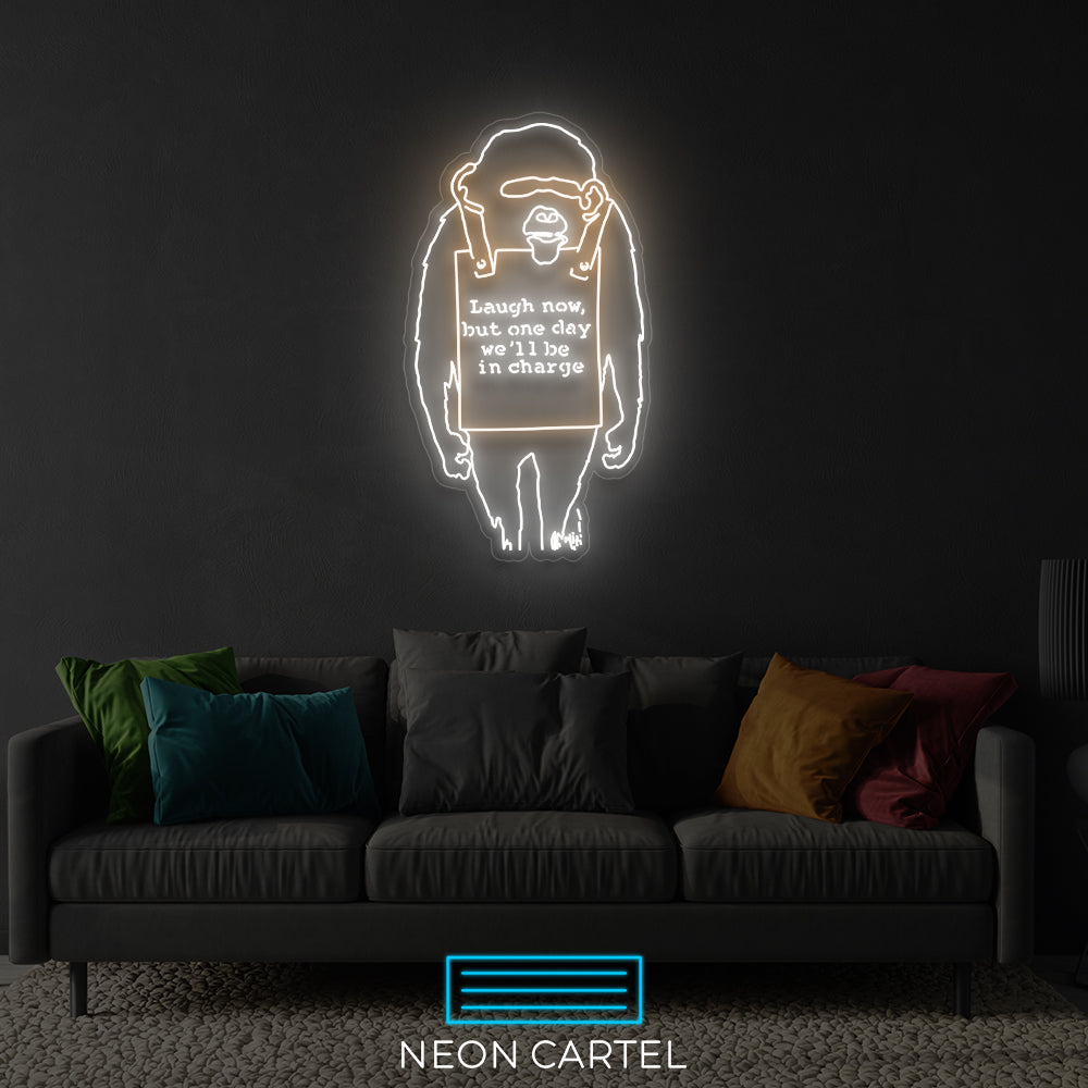 Banksy Laugh Now Neon Led Sign – neon-cartel
