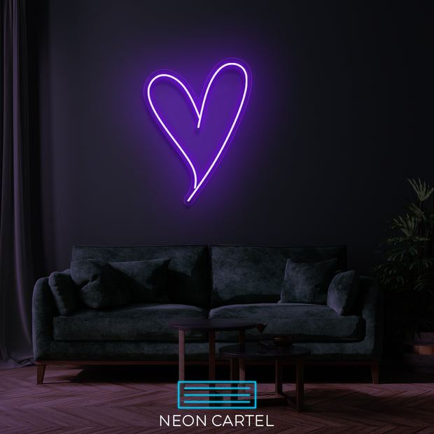 Hart Liefde Neon LED-bord