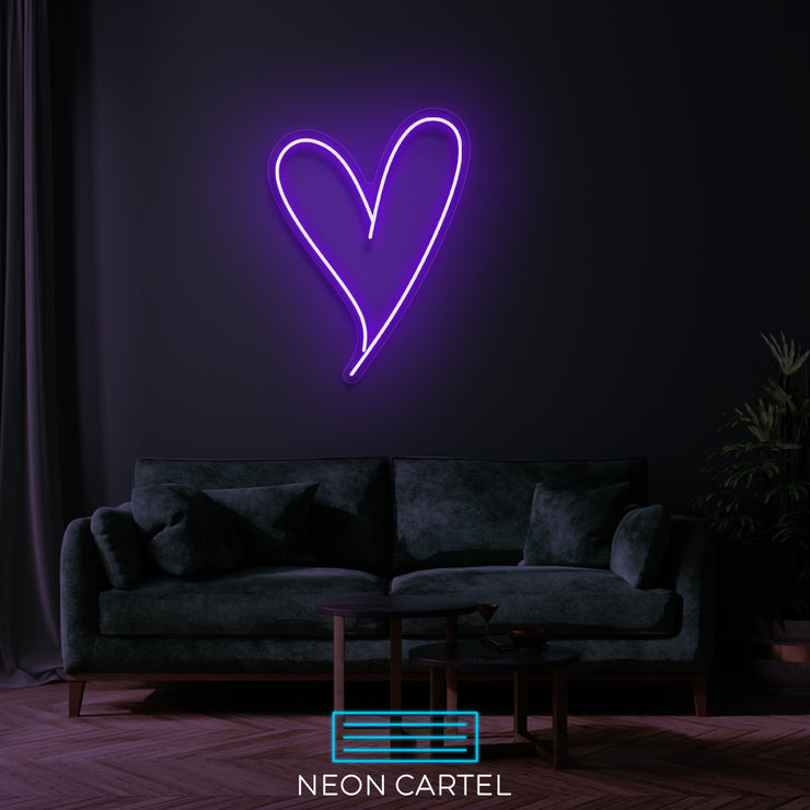 Hart Liefde Neon LED-bord