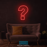 Vraagteken Neon LED-bord