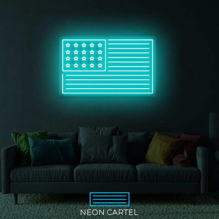 Neon LED-bord Verenigde Staten van Amerika