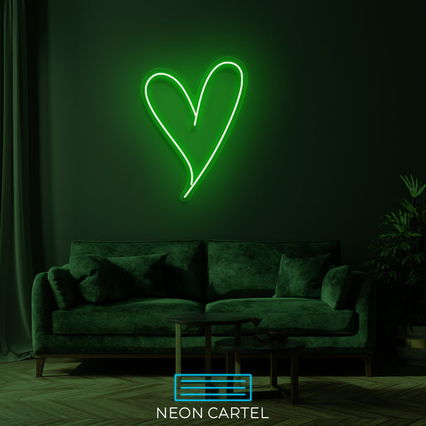 Hart Liefde Neon LED-bord