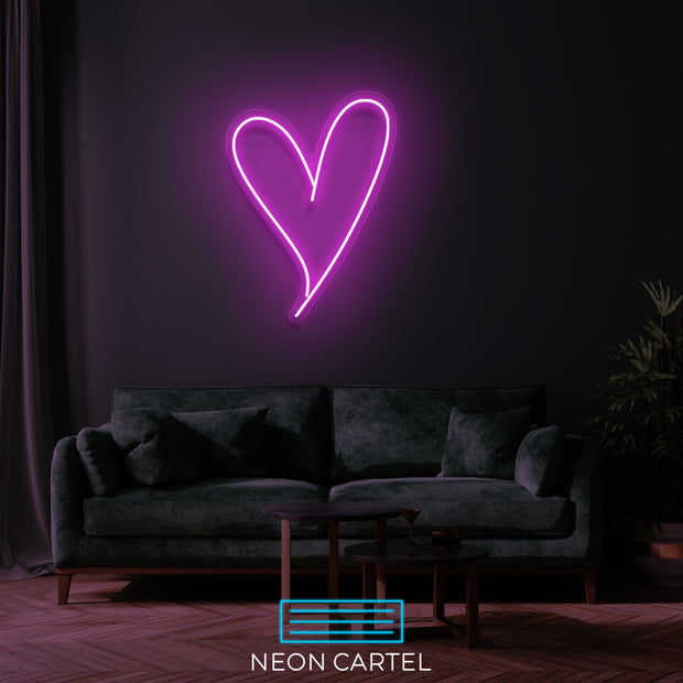 Hart Liefde Neon LED-bord