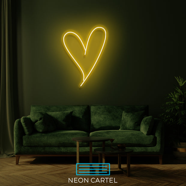 Hart Liefde Neon LED-bord