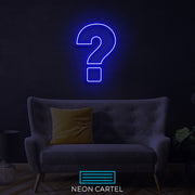 Vraagteken Neon LED-bord