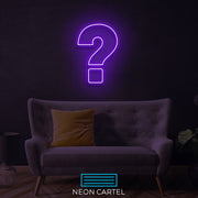 Vraagteken Neon LED-bord