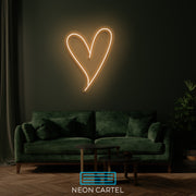 Hart Liefde Neon LED-bord