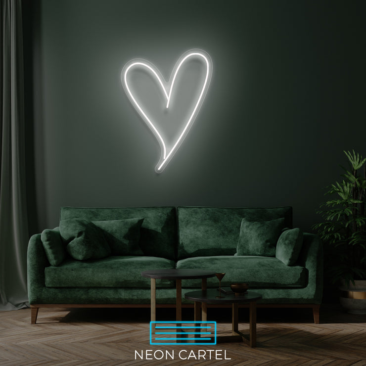Hart Liefde Neon LED-bord