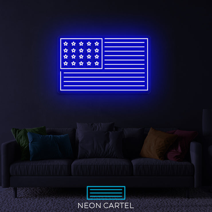 Neon LED-bord Verenigde Staten van Amerika