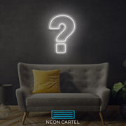 Vraagteken Neon LED-bord