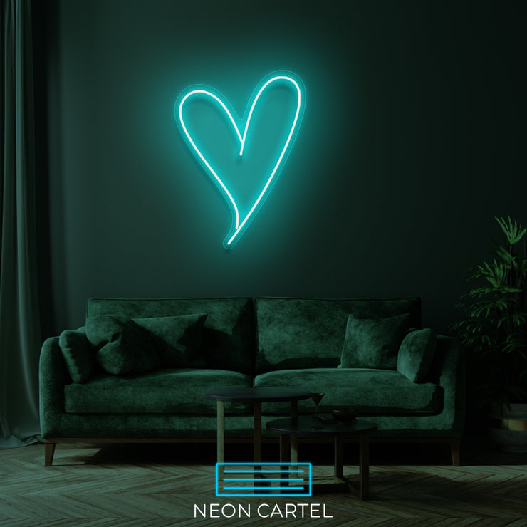 Hart Liefde Neon LED-bord