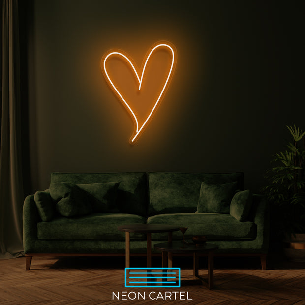 Hart Liefde Neon LED-bord