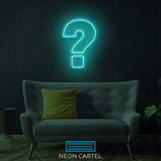 Vraagteken Neon LED-bord
