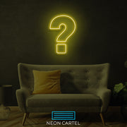 Vraagteken Neon LED-bord
