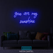 Je bent mijn zonneschijn neon LED-bord