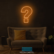 Vraagteken Neon LED-bord