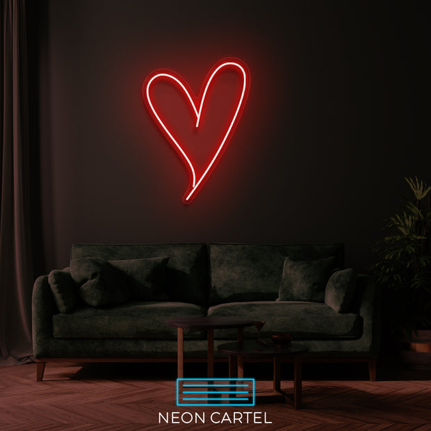 Hart Liefde Neon LED-bord