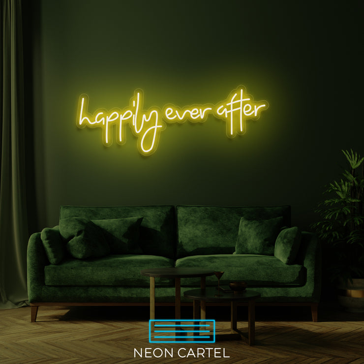 Happily Ever After Neon LED Sign