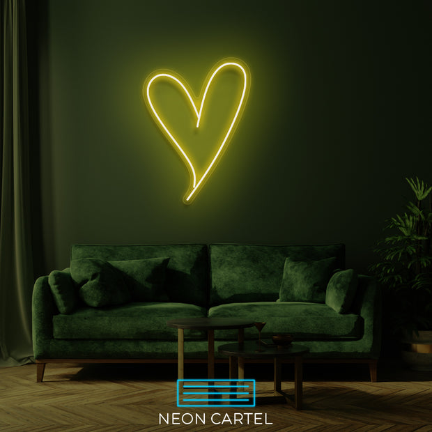 Hart Liefde Neon LED-bord