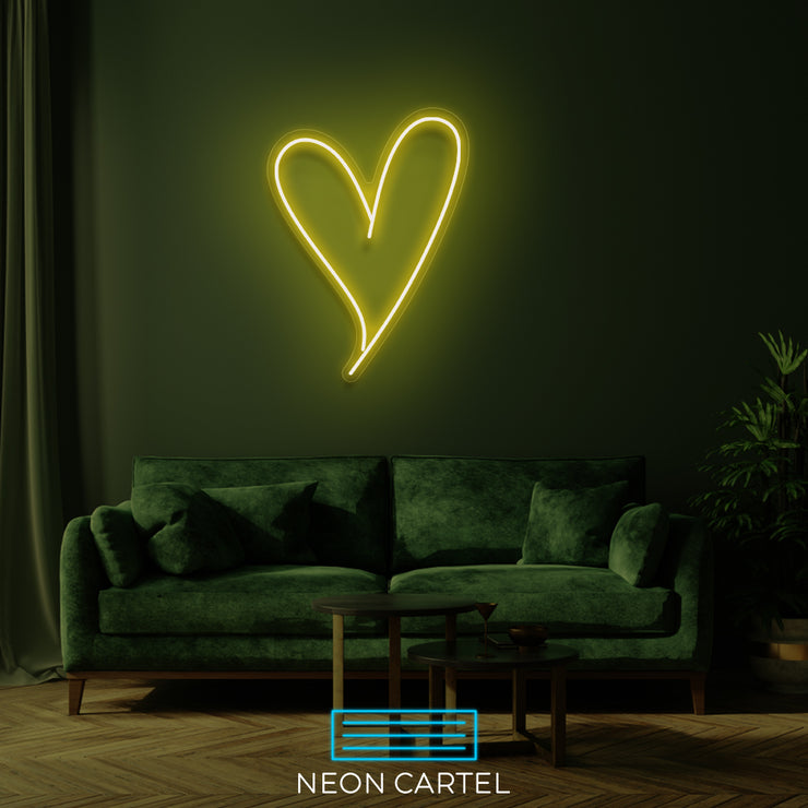 Hart Liefde Neon LED-bord