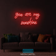 Je bent mijn zonneschijn neon LED-bord